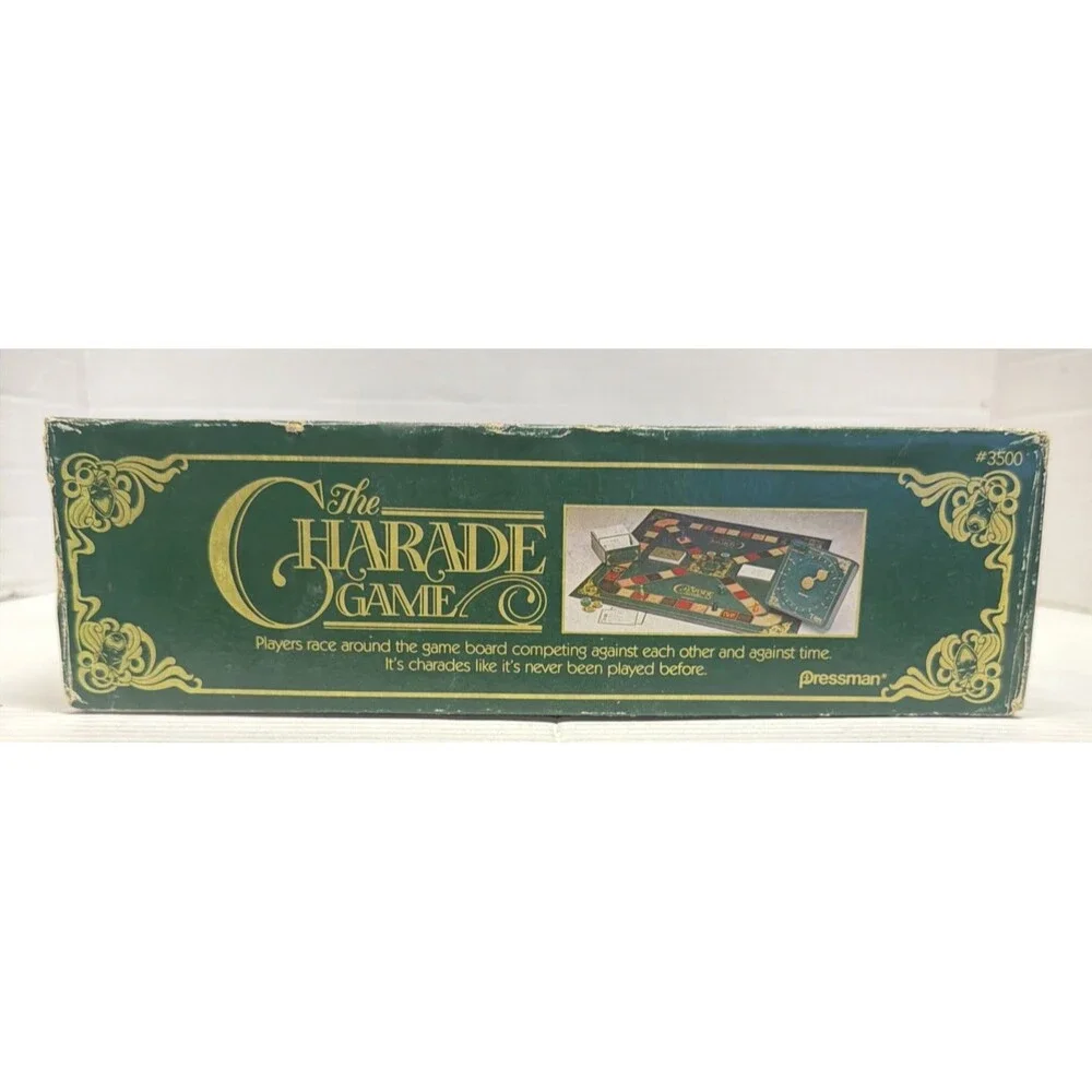 Pressman the CHARADE GAME 1984 vintage complete
